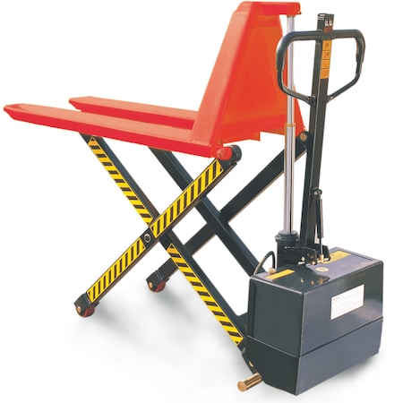 Noblelift SEMI ELECTRIC HIGH LIFT PALLET JACK-FORK SIZE: 27"x48"-CAP: 3300 LBS DGB33-2748